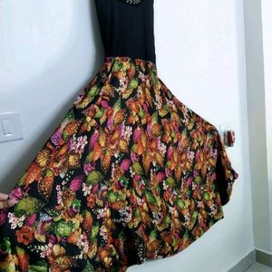 Multicolored Partywear Gown