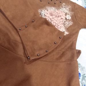 Imported Velvet Brown Gown