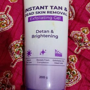 Instant Tan & Dead Skin Removal Exfoliating Gel