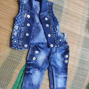 Brand New Denim Jacket And jeans For Baby