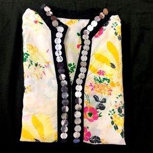 Beautiful Floral Kurta