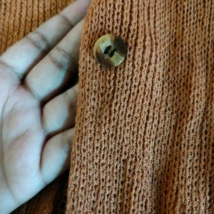 Woolen Brown Shrug