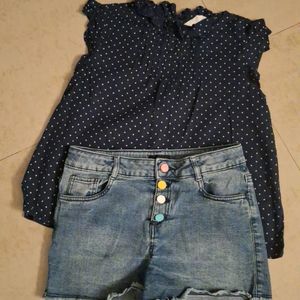 H&m Top And Rio Shorts