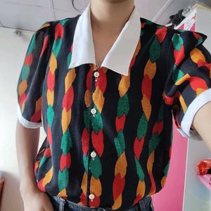 Women's Collar Vintage Shirt