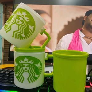 Pair Of Starbucks Coffee Mug