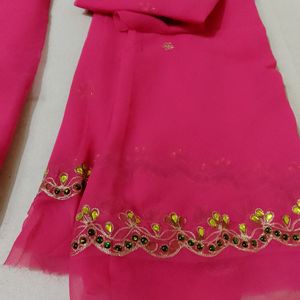 Unstitched Lahenga Choli Fabric And Dupatta