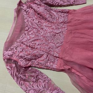 Pink Ethnic Wedding Guest Gown