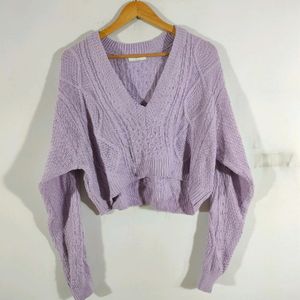 Korean Lavender Pullover ,