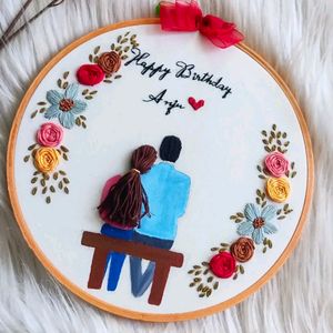 Birthday Hoop Art