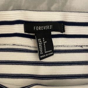 Forever 21 Striped Mini Skirt