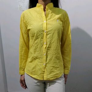 *sale*YELLOW POLKA shirt