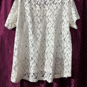 H&M white Shrug