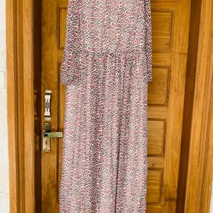 Anima Print Maxi Dress In Size Xxl