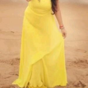 Beach Yellow Gown