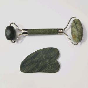 Jade Face Roller With Gua Sha Stone