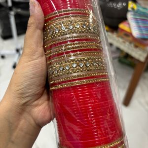 Red Bridal Churda