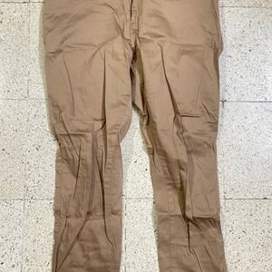 Women Beige Formal Trouser