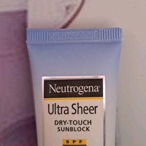 Neutrogena Ultra Sheer Dry Touch Sunblock Spf 50+