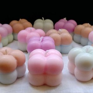 Handmade Natural Soy Wax Bubble Candles