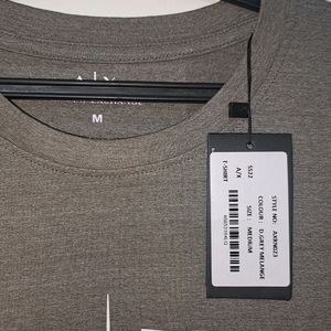 BASIC GREY ARMANI EXCHANGE UNISEX T SHIRT