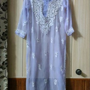 Chikankari Kurta 💜