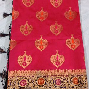 Radha Krishna Banarsi Silk Saree