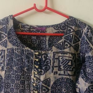 Libas Abstract Print kurti