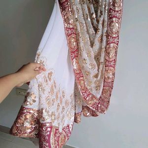 Festive Sequin Saree (Heavy Work)