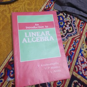 AN INTRODUCTION TO LINEAR ALGEBRA