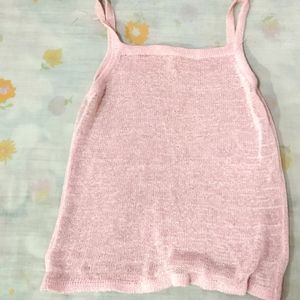 2piece pink top