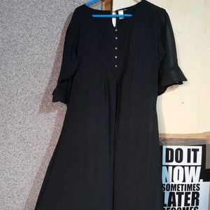 BLACK KURTA XXL Size