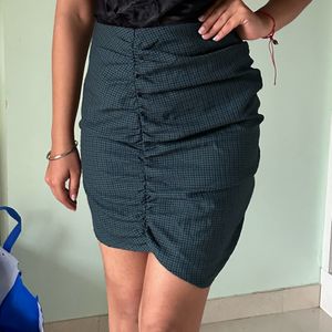 ZARA gathered skirt