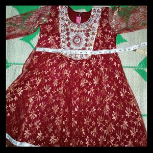 Netted Churidar For Girls