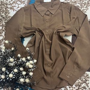 coffee brown color shirt