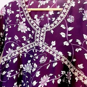 Beautiful Purple Kurta Set (Women's)