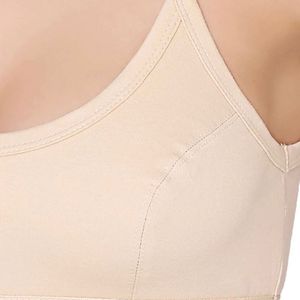 Beige Sports Bra