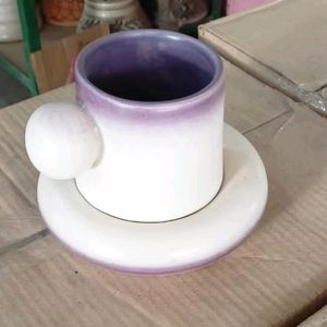 New Ceramic Cup And Saucer