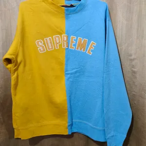 Supreme FW18 Split Crewneck Sweatshirt Size XL