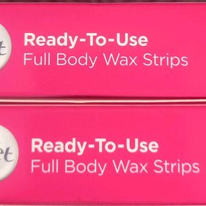 Veet Ready-to-use Full Body Wax Strips - 2 Pack