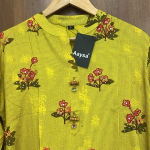 Yellow Kurta For Women