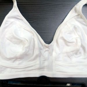 White Clovia Bra