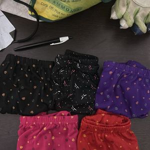 5pc Women Panty All Sizes Cotton