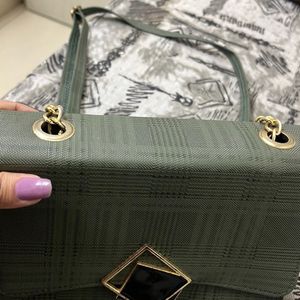 Green Sling Bag