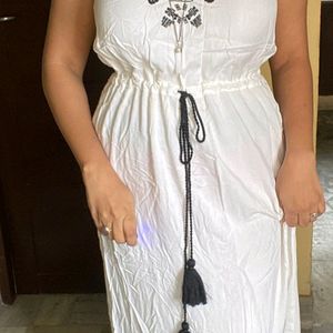 White Full Length Dress