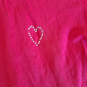 Hot Pink long sleeve turtleneck