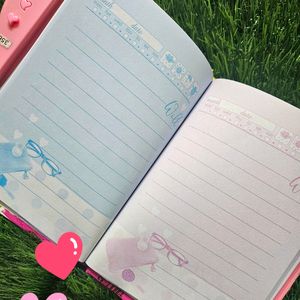 Peppa Pig Lock Diary For Kids🥰🩷 + Erasers 💌