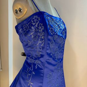 Blue Embellished Dress