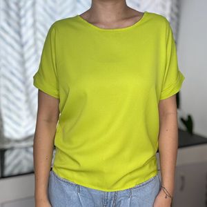 Neon Green Yellow Top