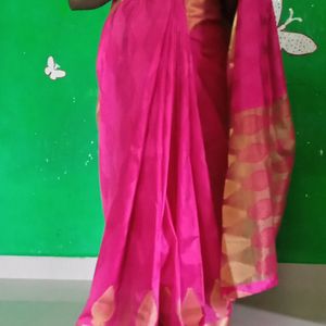 Pink Saree