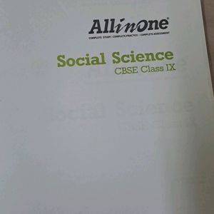 All In One Social Science Class 9